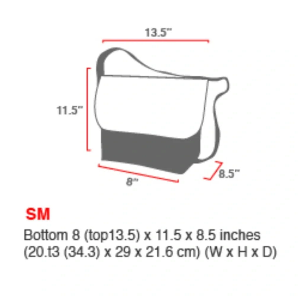 Manhattan Portage Vintage Messenger Black Small